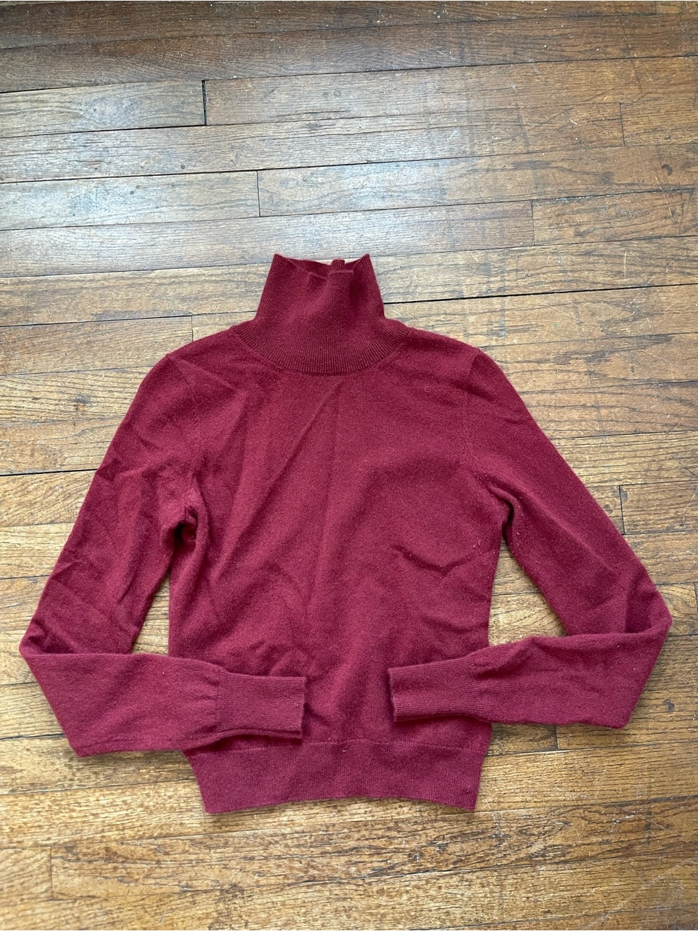 Reformation Cashmere Red Turtleneck Pullover Sweater M/S - Read Description